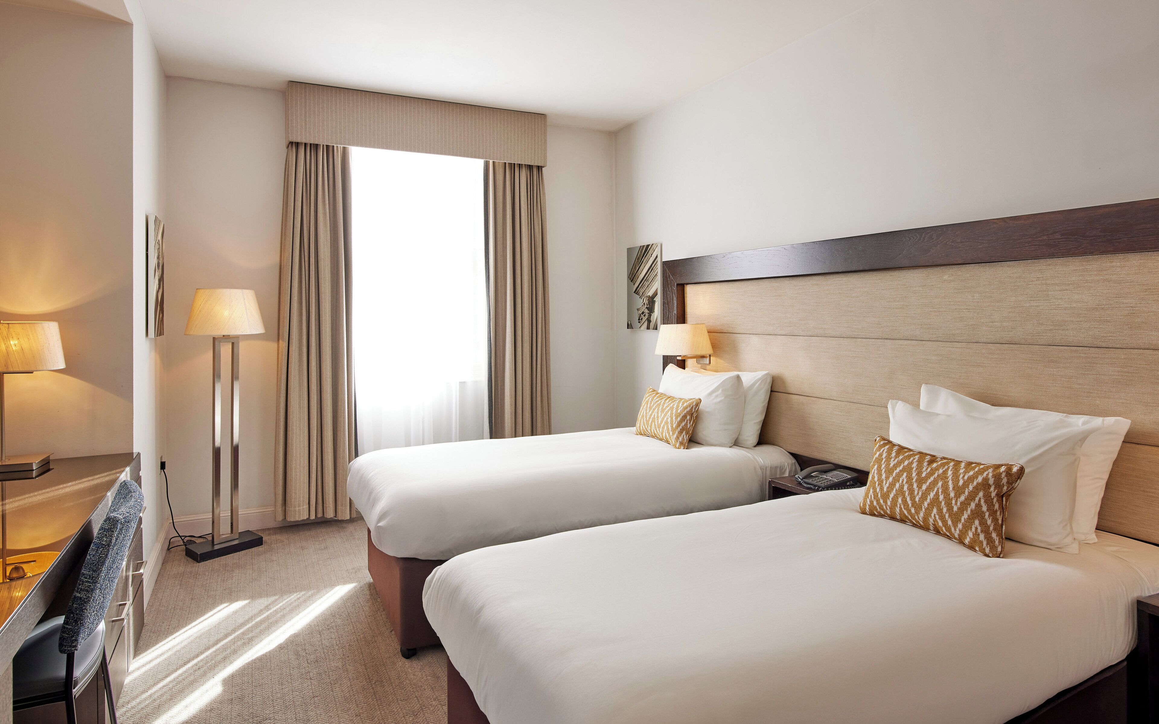 Standard Twin Room, 2 Twin Beds | Premium bedding, in-room safe, desk, laptop workspace