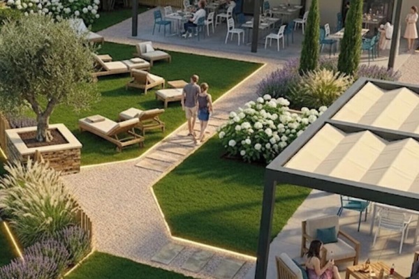 Premium Room, 1 King Bed, Non Smoking, Golf View (Larger Room) | Terrace/patio