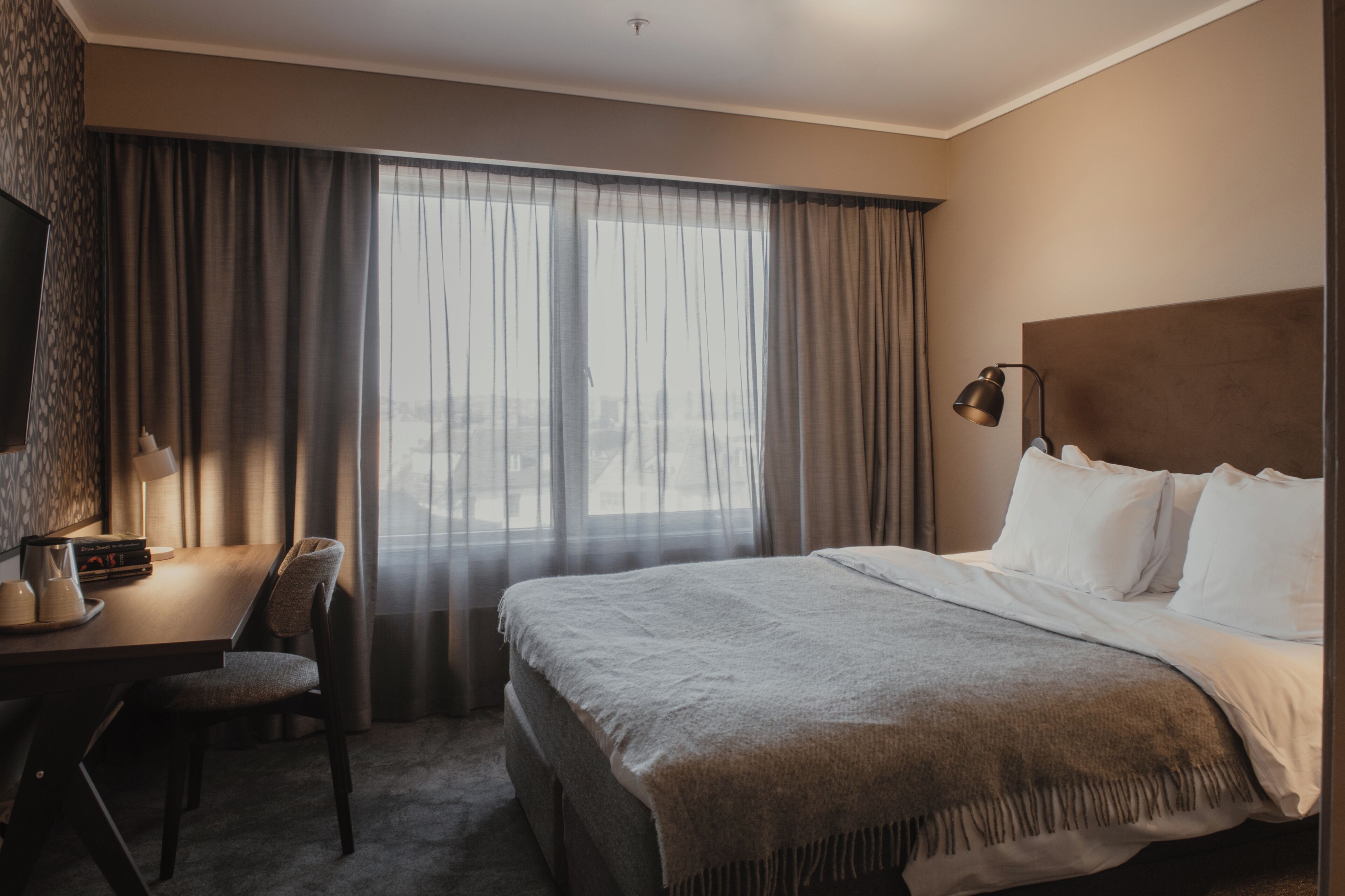 Standard Room, 1 Double Bed | Desk, laptop workspace, blackout curtains, cots/infant beds