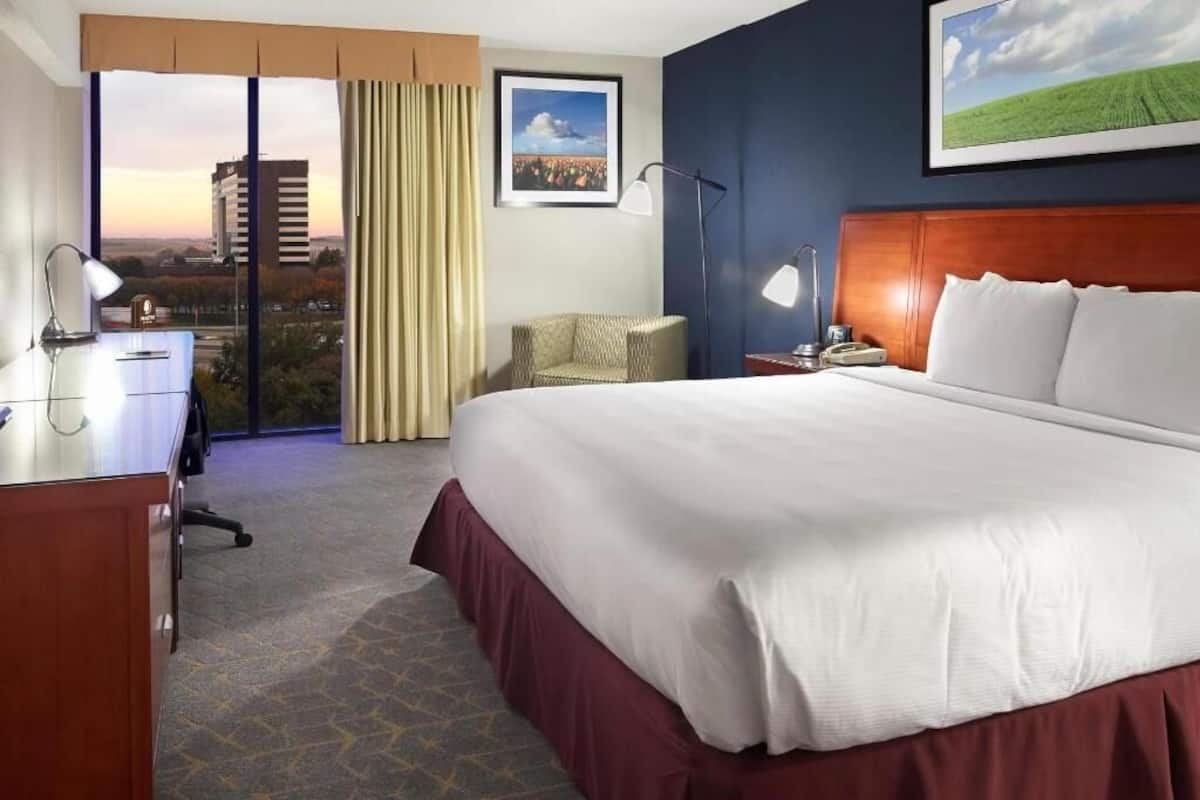Premium bedding, down duvets, in-room safe, desk