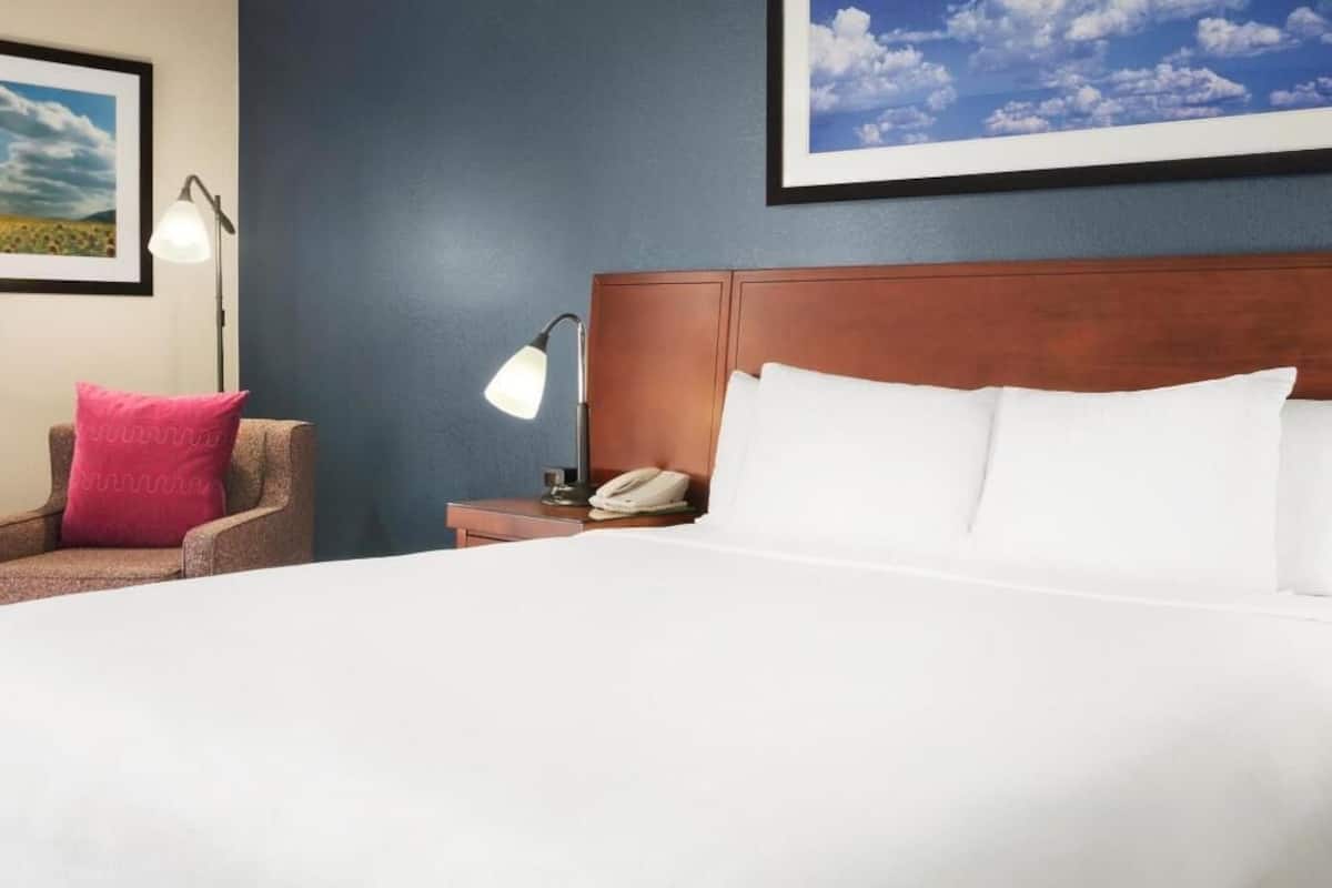 Premium bedding, down duvets, in-room safe, desk