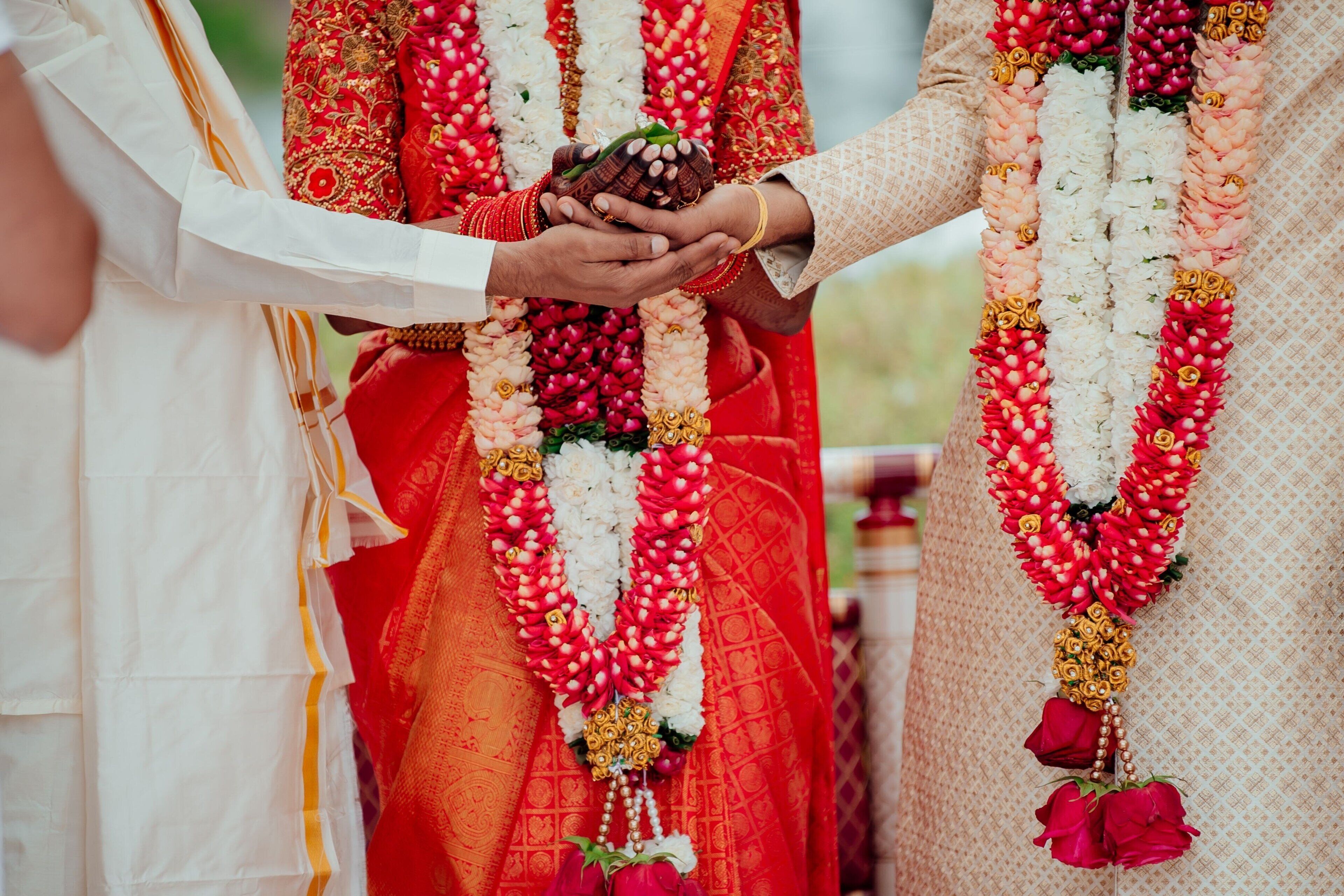 outdoor wedding area