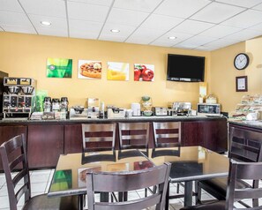 Free daily on-the-go breakfast