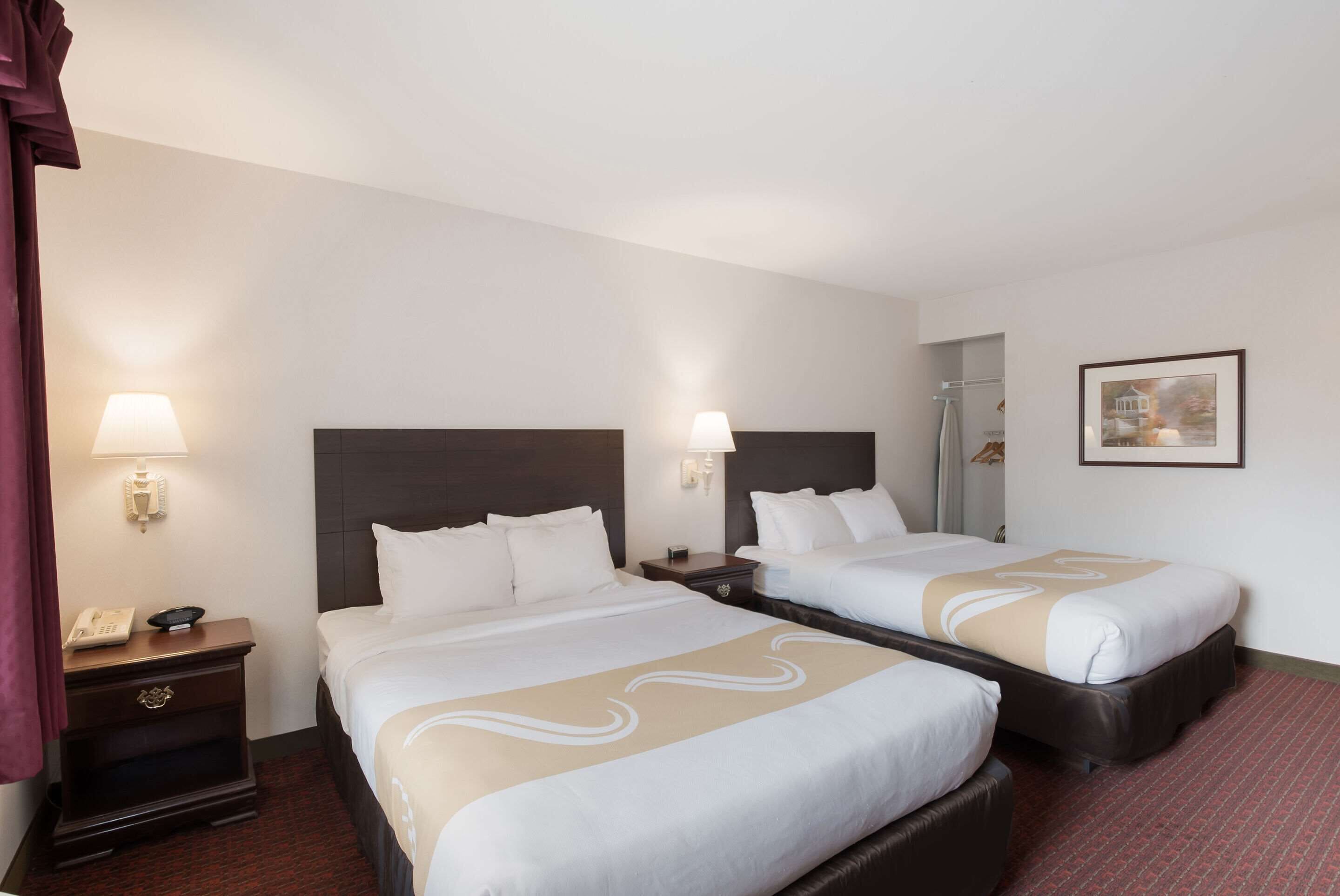 suite, 2 queen beds, accessible, non smoking | premium bedding, desk, laptop workspace, iron/ironing board