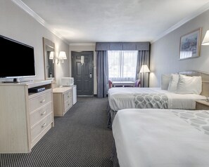Standard Double Room, 2 Double Beds, Non Smoking | Iron/ironing board, free WiFi, bed sheets