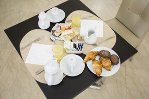 Daily buffet breakfast (EUR 12 per person)