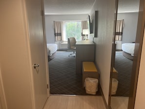 Standard Room, 2 Queen Beds, Accessible, Non Smoking | Hypo-allergenic bedding, desk, laptop workspace, blackout drapes
