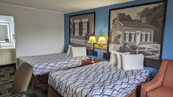 Cofres nos quartos, escrivaninha, Wi-Fi de cortesia, roupa de cama