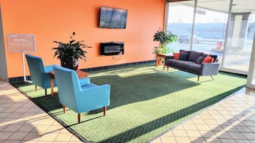 Sala de estar en el lobby