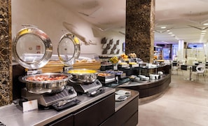 Daily buffet breakfast (EUR 16 per person)