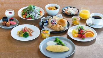 Daily buffet breakfast for a fee