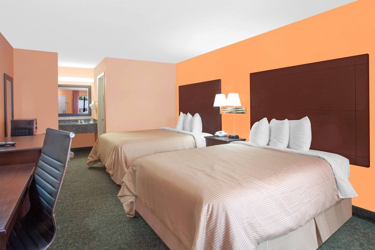 Room, 2 Queen Beds, Non Smoking | In-room safe, desk, iron/ironing board, rollaway beds (surcharge)