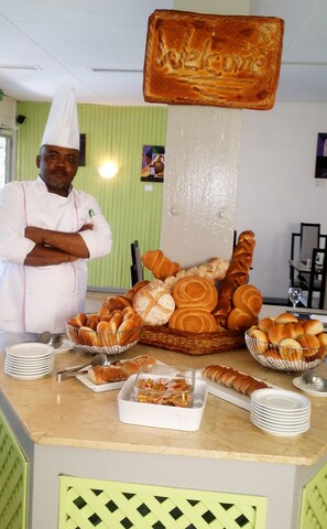 Daily buffet breakfast (XAF 13000 per person)