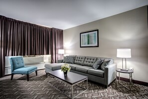 Suite, 1 King Bed, Non Smoking | Living area | LCD TV - Clarion Hotel (Sudbury)