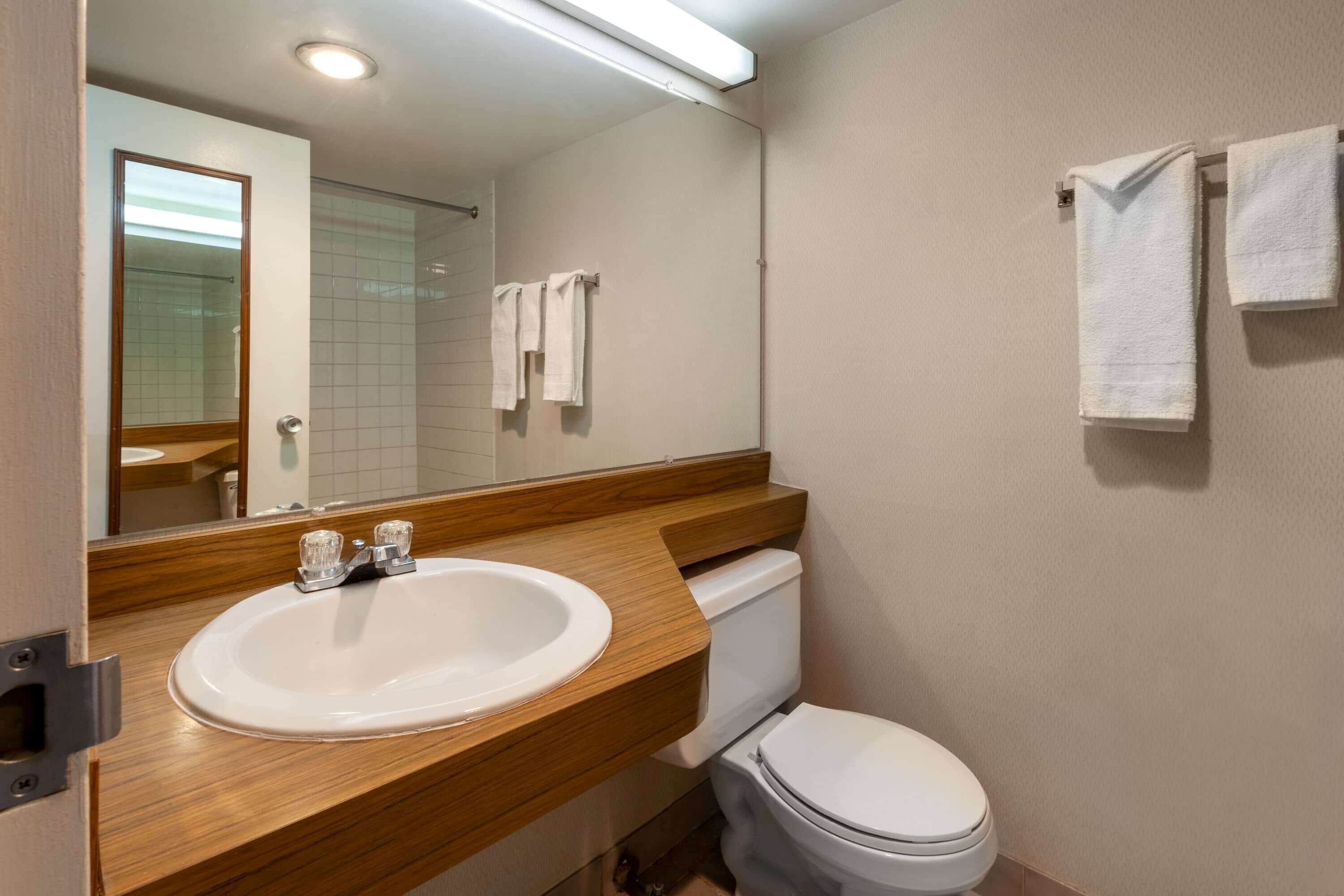 hydromassage showerhead, eco-friendly toiletries, towels