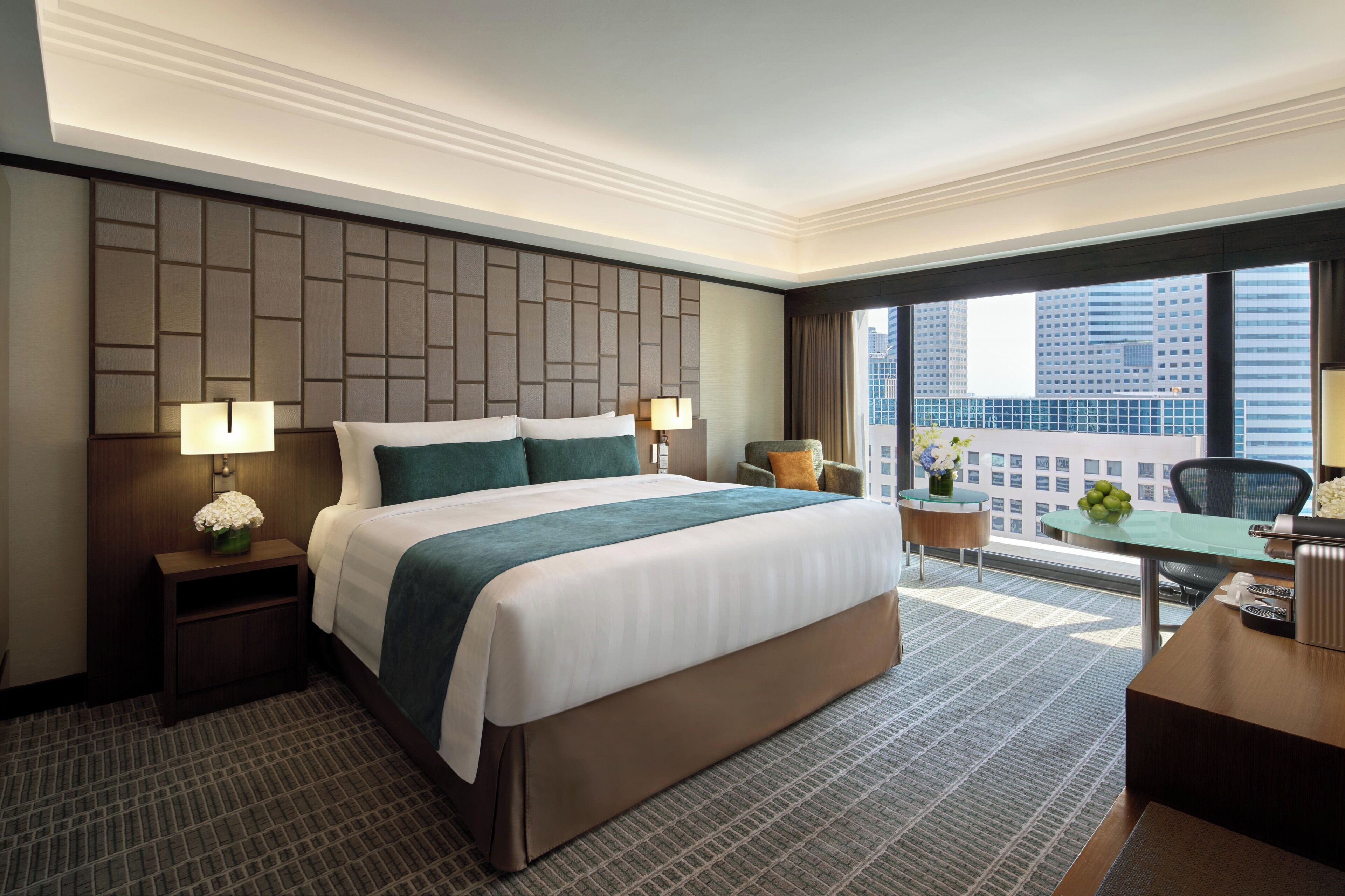 Premium bedding, minibar, in-room safe, desk