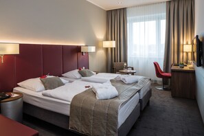 1 chambre, literie hypoallergénique, minibar, coffre-fort