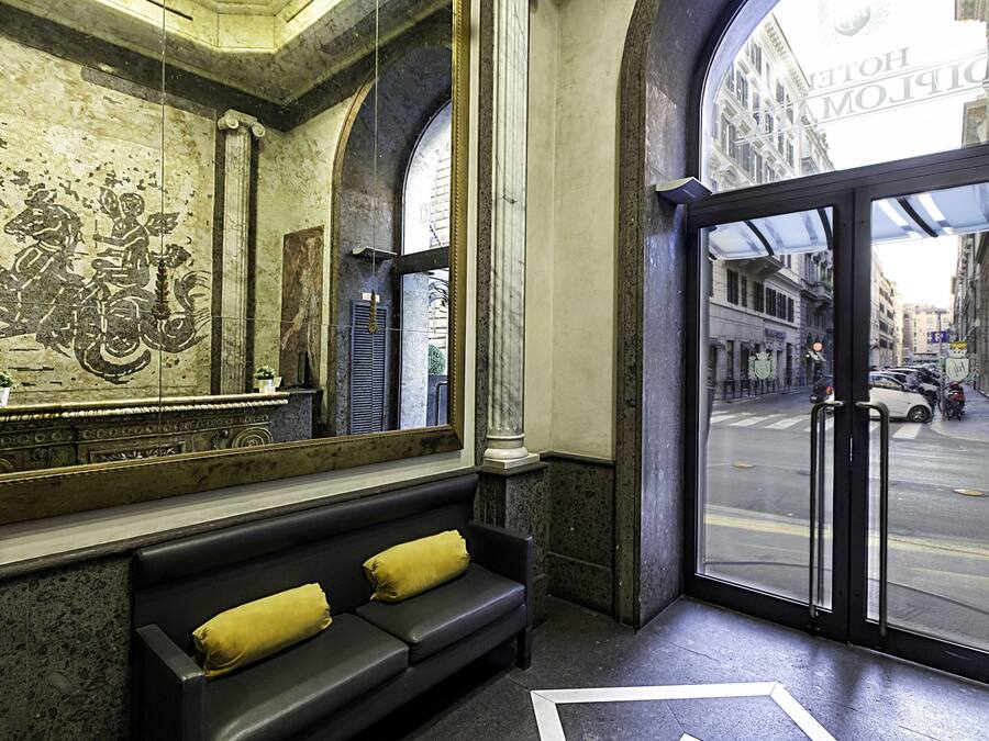 Zona de estar del vestíbulo