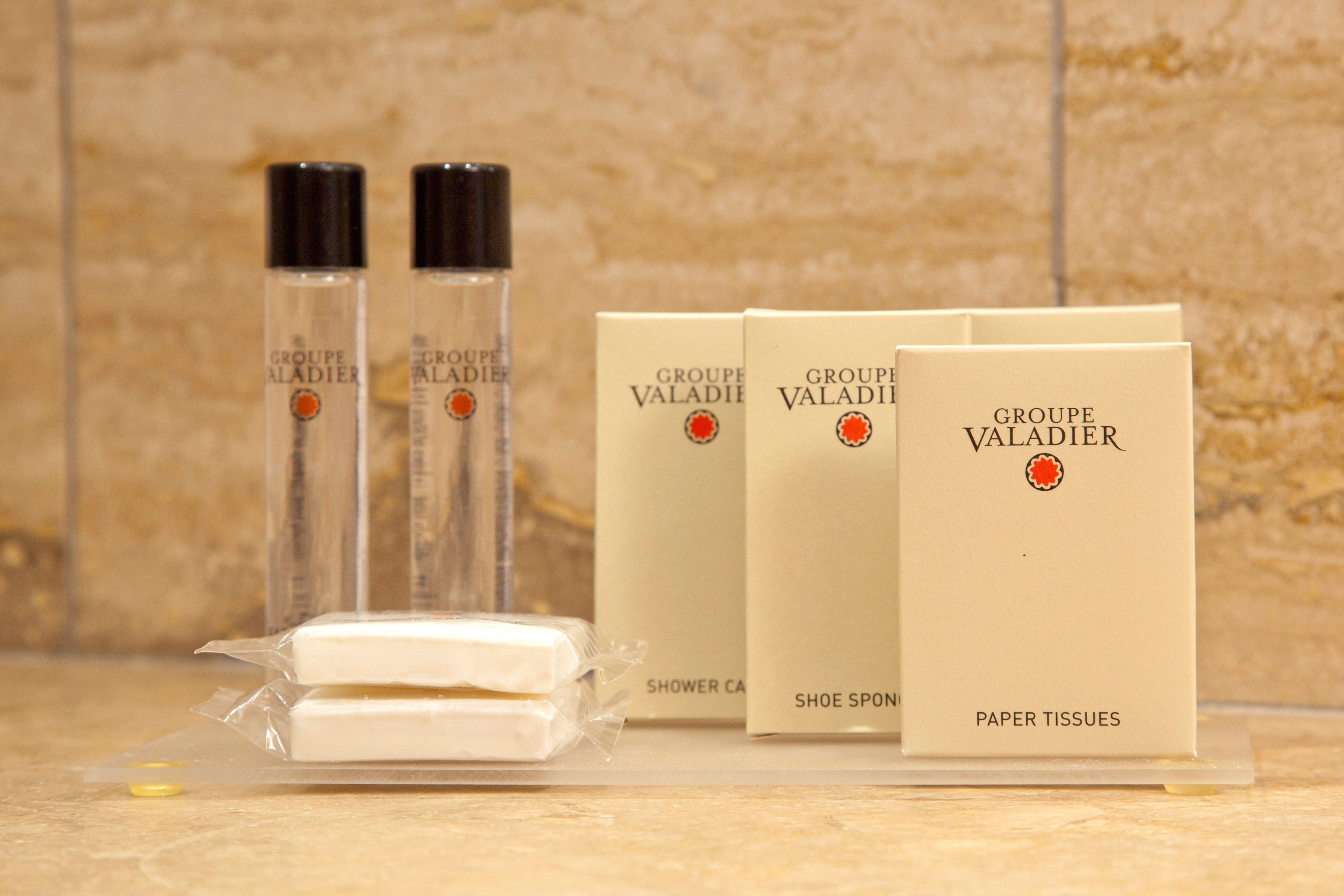 combined shower/bathtub, eco-friendly toiletries, hair dryer, bidet