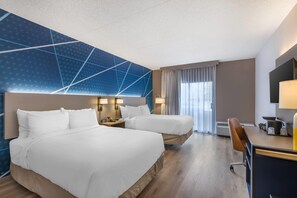 Kamer, 2 queensize bedden, toegankelijk voor mindervaliden, niet-roken | Hypoallergeen beddengoed, een strijkplank/strijkijzer, gratis wifi