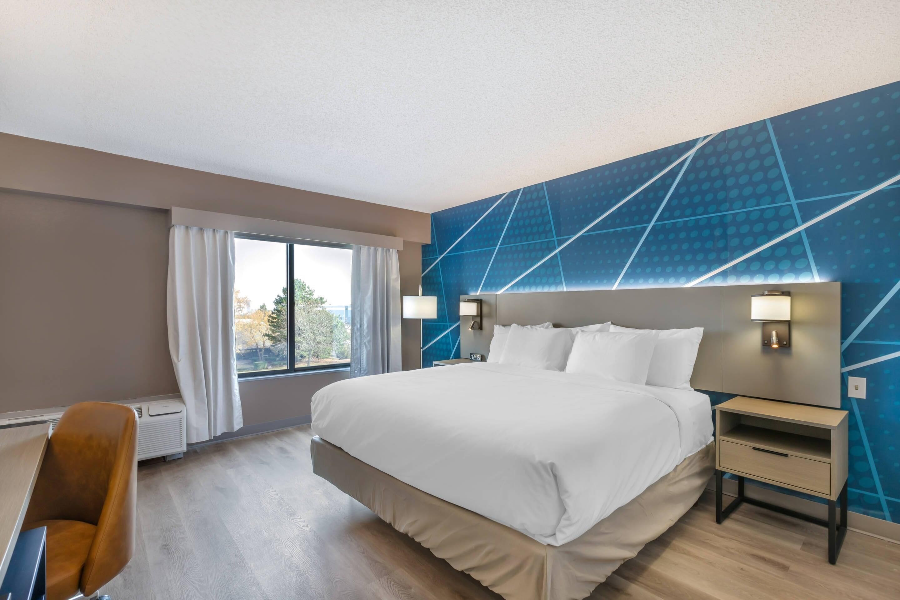 Room, 1 King Bed, Accessible, Non Smoking | Hypo-allergenic bedding, iron/ironing board, free WiFi, bed sheets