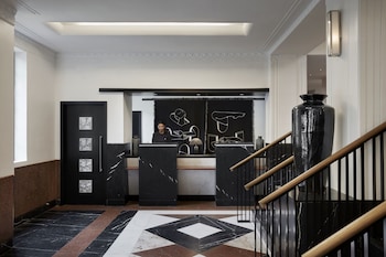 Hotel entrance and lobby at Lyle Washington D.C.