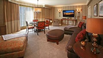 Premier Suite, 1 King Bed, Non Smoking | Living area | Smart TV