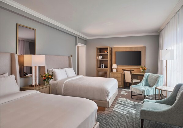 Sengetøy av topp kvalitet, safe på rommet og individuelt dekorert