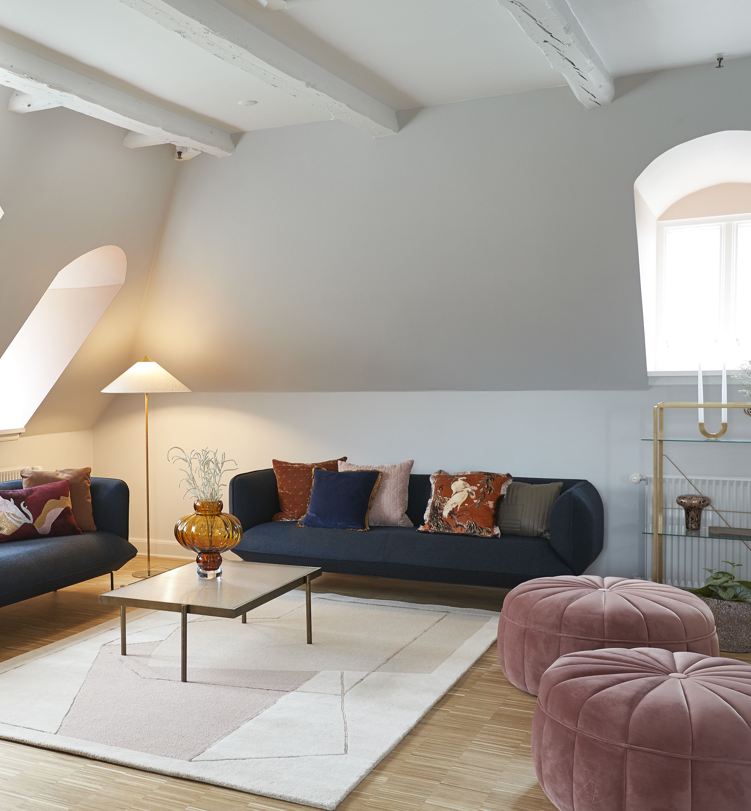 Loftsleilighet – exclusive, balkong, byutsikt | Sengetøy av topp kvalitet, minibar og safe på rommet