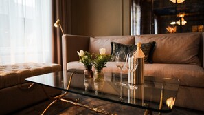 Rose Suite | Premium bedding, minibar, in-room safe, individually decorated