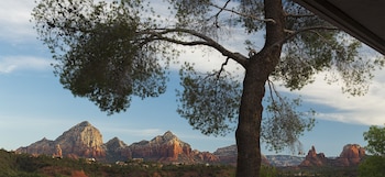 View from property looking out at Arabella Hotel Sedona