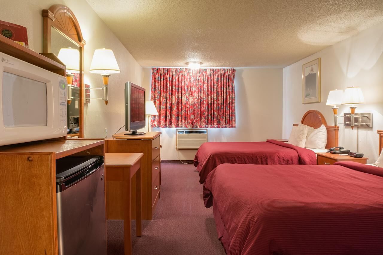 Blackout drapes, iron/ironing board (on request), cribs (surcharge)