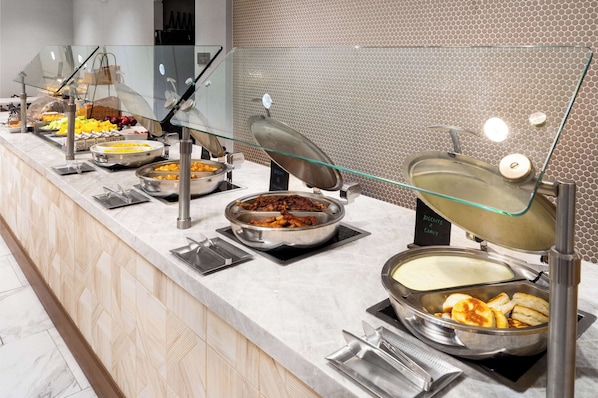 Daily buffet breakfast for a fee