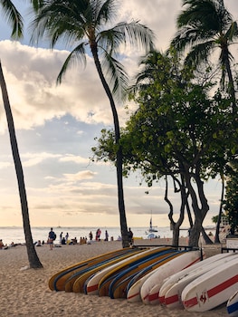 View of beach at Wayfinder Waikiki