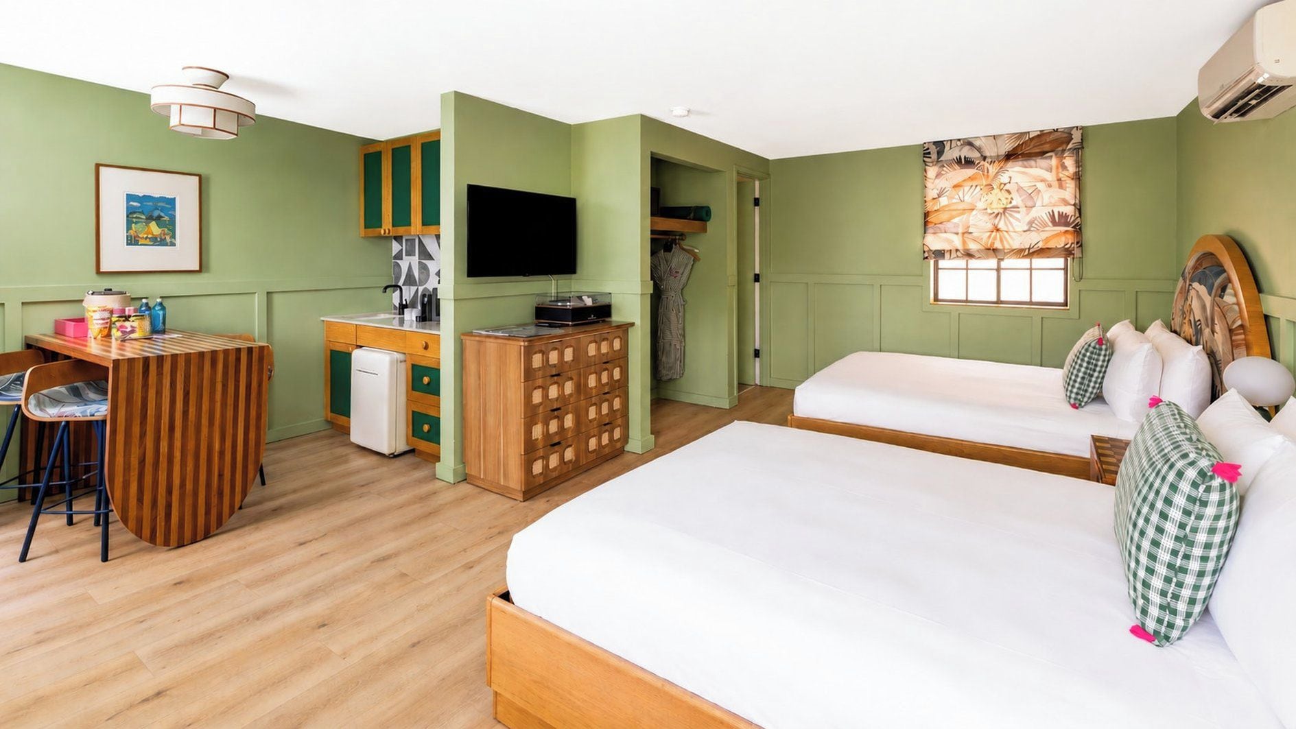 Studio, 2 Queen Beds (Pool House) | In-room safe, blackout drapes, iron/ironing board, cribs (surcharge)
