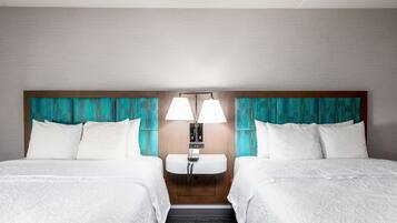 Pillowtop-bedden, een kluis op de kamer, verduisterende gordijnen