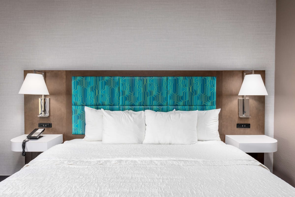 Pillow-top beds, in-room safe, blackout curtains, soundproofing