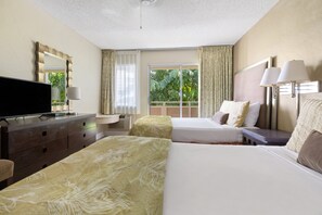 Standard Suite, 1 Bedroom (2 Double Bed with Sofa Bed) | In-room safe, desk, laptop workspace, blackout drapes