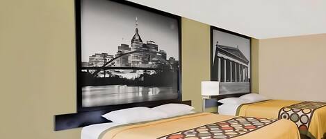 In-room safe, desk, iron/ironing board, free cribs/infant beds