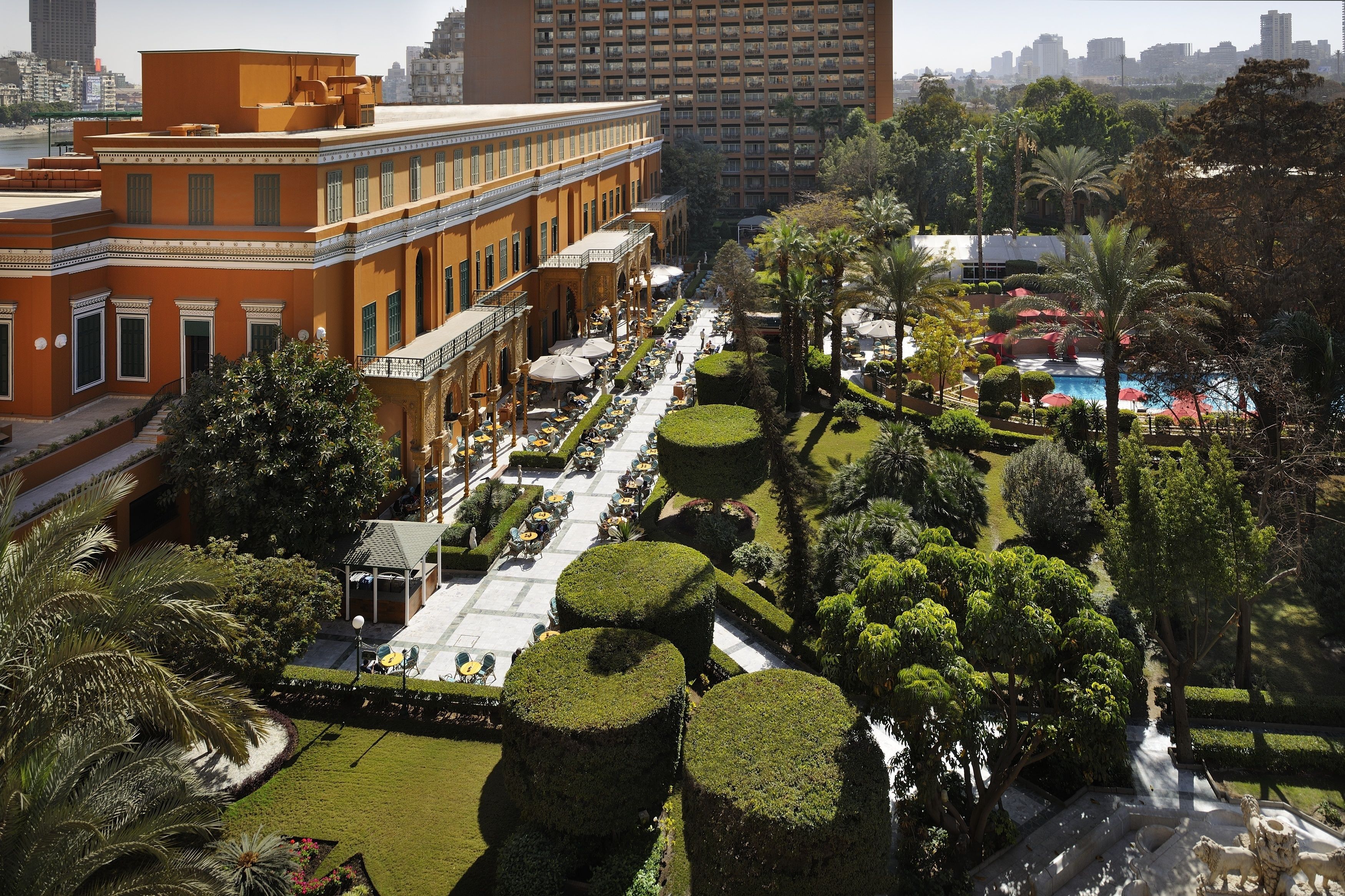 Blick auf den Garten