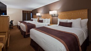 Standard Room, 2 Queen Beds, Non Smoking (Oversized Room) | Premium bedding, in-room safe, desk, laptop workspace - Best Western Plus Cobourg Inn & Convention Centre (Cobourg)