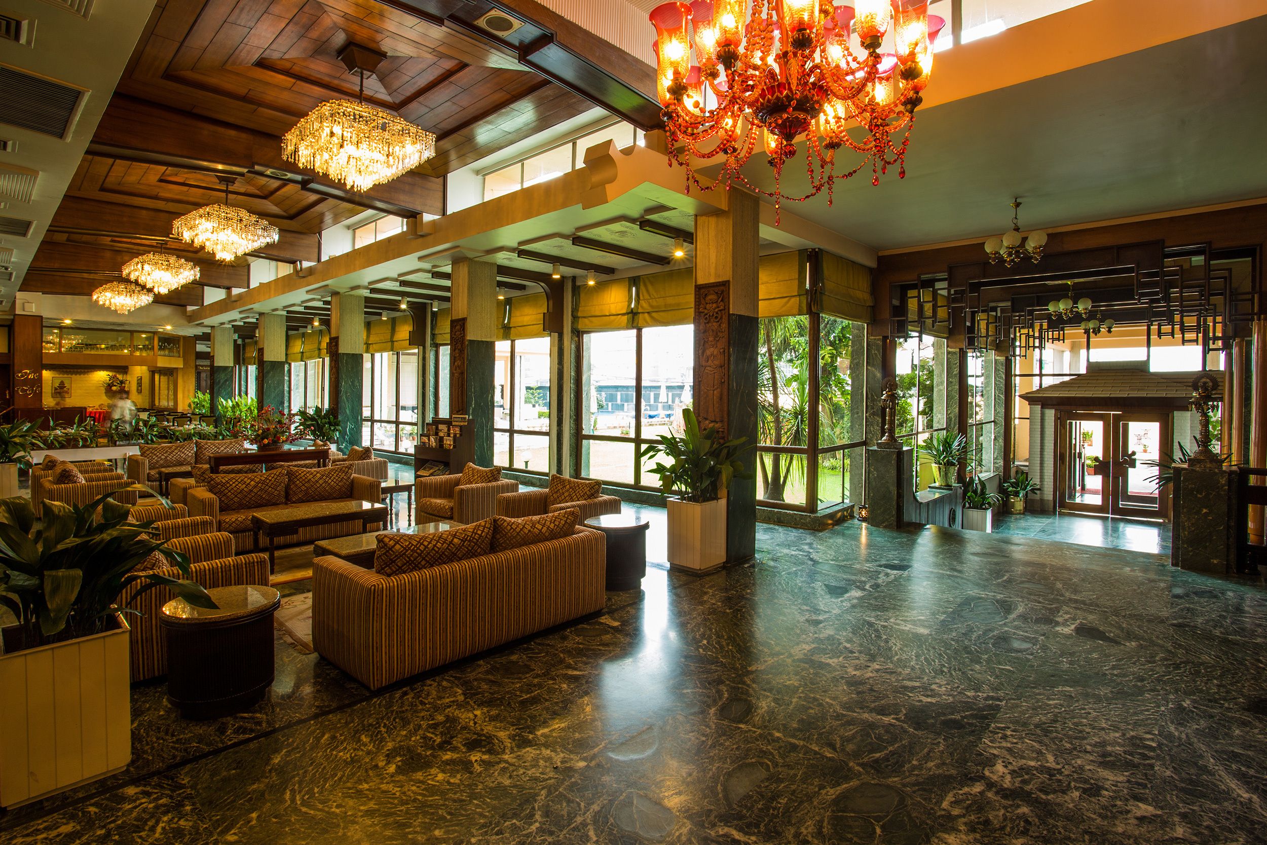 Sitzecke in der Lobby