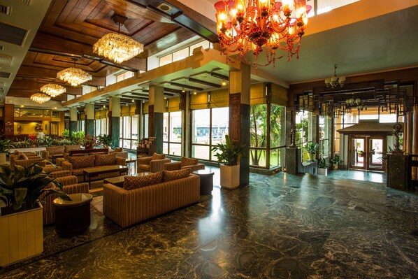 Sala de estar en el lobby