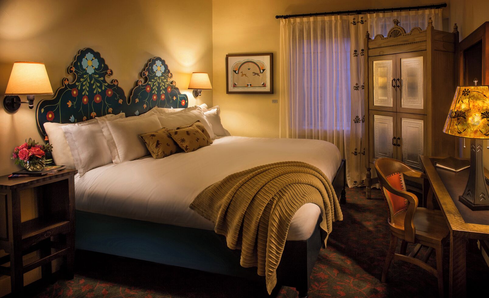 Ropa de cama de alta calidad y camas con pillow-top 