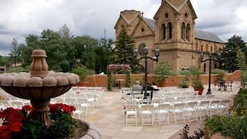 Área de bodas al aire libre