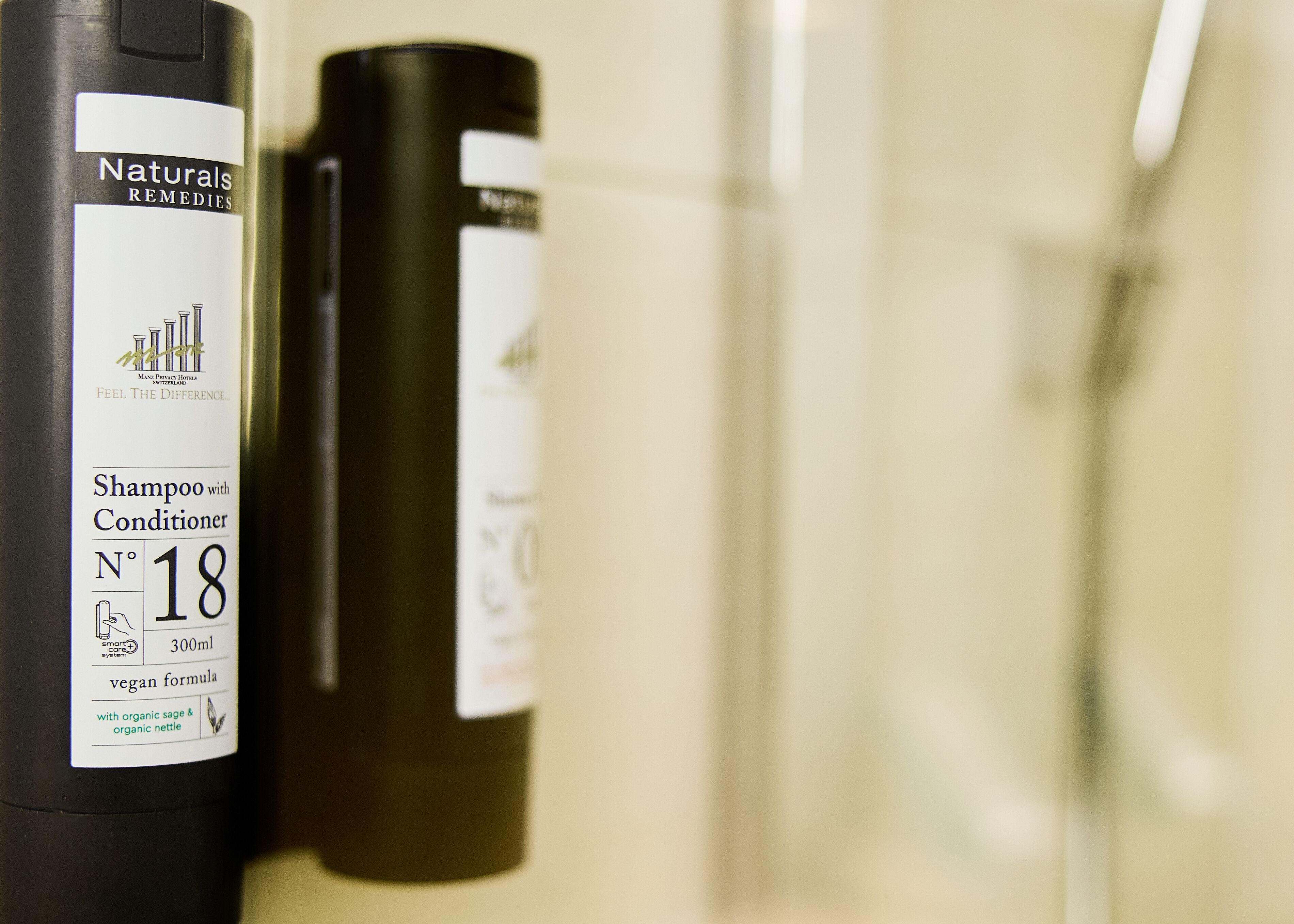 free toiletries, hair dryer, towels