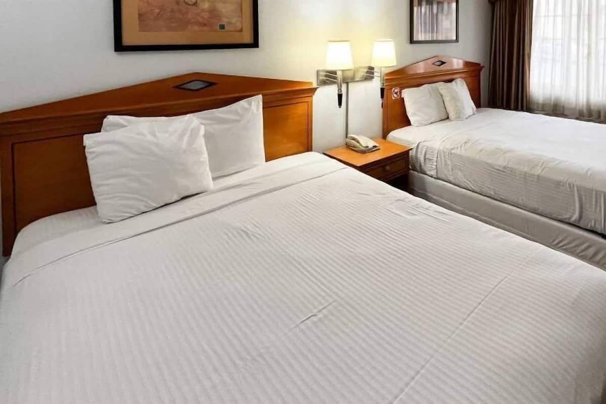 Schreibtisch, Verdunkelungsvorhänge, kostenloses WLAN, Bettwäsche