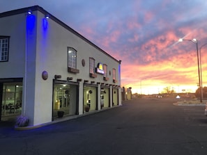 Front of property – evening/night
