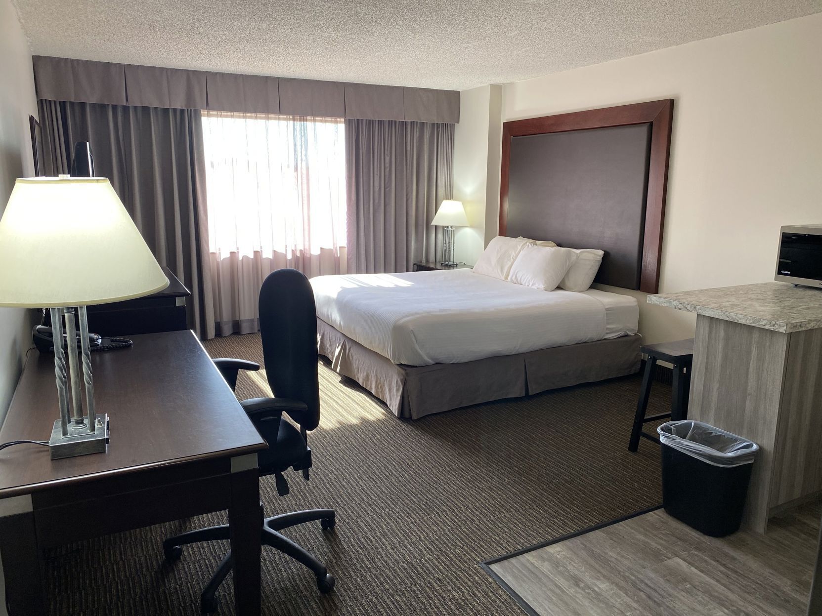 Premium bedding, pillow-top beds, in-room safe, individually decorated