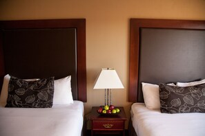 Premium bedding, pillow-top beds, in-room safe, individually decorated